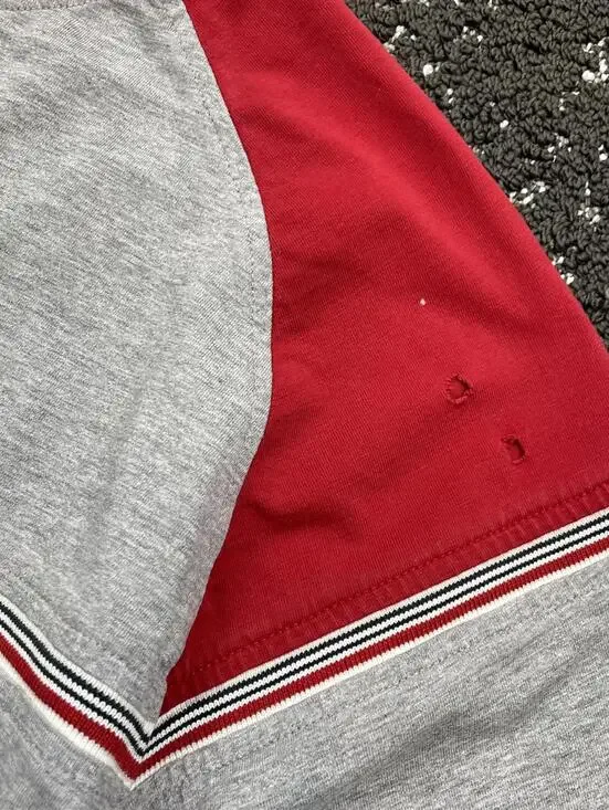 2000's Distressed Raglan Style Point Zero T-Shirt - Picture 5 of 5